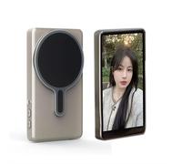 Phone Vlog Écran de moniteur de selfie, support de téléphone magnétique, enregistrement sans fil 1080p, utilisation de la caméra arrière du téléphone pour Selfie Vlog Live Stream TikTok, compatible