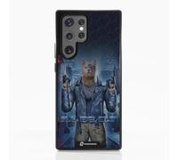 PHONECASES3D Coque de téléphone compatible avec Samsung Galaxy S23 Ultra Vincent Hie - Coque de téléphone 3D Design I´ll be Cat - Design effet 3D breveté - Protection légère et durable - Noir