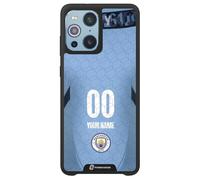 PHONECASES3D - Coque mobile pour OPPO Find X3 Officielle Man City TPU Protecteur