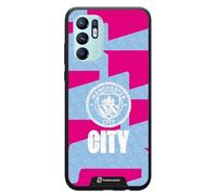 PHONECASES3D - Coque mobile pour OPPO Reno 6 Officielle Man City TPU Protecteur