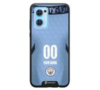 PHONECASES3D - Coque mobile pour OPPO Reno 7 Officielle Man City TPU Protecteur