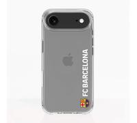PHONECASES3D - Coque pour téléphone Compatible avec Apple iPhone 17 Air FC Barcelona Design Transparente - Protection légère et Durable pour téléphone - Noir