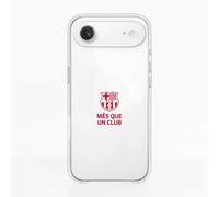 PHONECASES3D - Coque pour téléphone Compatible avec Apple iPhone 17 Air FC Barcelona Design Transparente - Protection légère et Durable pour téléphone - Noir