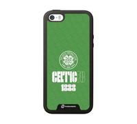 PHONECASES3D - Coque pour téléphone Compatible avec Apple iPhone 5 Celtic FC Design d'effet 3D breveté - Protection légère et Durable - Noir