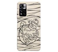 PHONECASES3D - Coque pour téléphone Compatible avec Redmi Note 11 Pro Global 5G Urban Pixel Design Ergonomique - Protection légère et Durable pour téléphone - Blanc