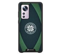 PHONECASES3D - Coque pour téléphone Compatible avec Xiaomi 12/12X Global 5G Celtic FC Design d'effet 3D breveté - Protection légère et Durable - Noir