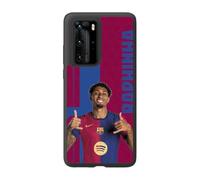 Phonecases3D - Étui pour téléphone portable compatible avec Huawei P40 FC Barcelone Étui de protection 3D officiel en TPU