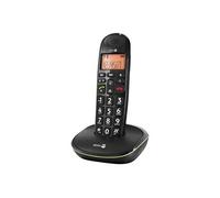 PhoneEasy 100w - Téléphone sans fil avec ID d'appelant - DECTGAP - noir