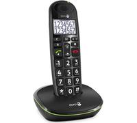 PhoneEasy 110 DECT Wireless Telephone for Seniors with Large Talking Keys and Amplified Audio (Black x 1)