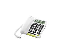 PhoneEasy 312cs - Téléphone filaire avec ID d'appelant - blanc