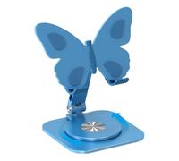 phoneHolder for Desk| Aluminum Alloy Non-Slip Butterfly,Adjustable phoneStand deskAccessories | for Most Smartphones Tablet : The deskphonestand utilizes Anti-Slip Pads and a Sturdy Tilt-