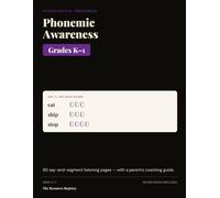 Phonemic Awareness Workbook, Grades K-1: 60 Say-and-Segment Listening Pages with Sound Boxes & a Parent's Guide | Sound Segmenting Practice for Kindergarten & First Grade