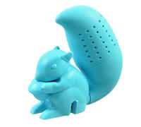 PhoneNatic Mignon écureuil animal - Bleu clair - Infuseur à thé en silicone (sans BPA) pour infuseur à thé en vrac