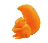 PhoneNatic Mignon écureuil animal - Orange - Infuseur à thé en silicone (sans BPA) pour infuseur à thé en vrac