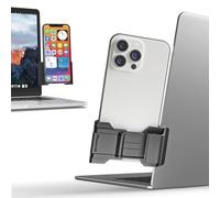 Phoneside One Support Téléphone PC Ajustable Universel, Compatible avec Les Smartphones tels Que iPhone, Samsung, Huawei, Google Pixel, etc. (2, Black)