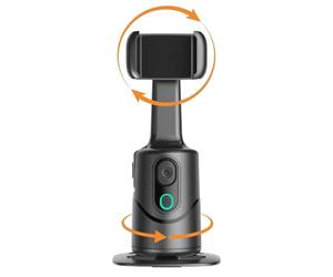 PhoneStabilizer AI Tracking Rotation à 360° | Stabilisateur de streaming CellphoneLive | Longue durée de vie de la batterie pour les aventures en plein air, course à pied, tournage intérieur, vloggers