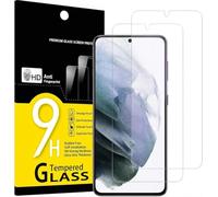 PhoneThrone Lot de 2 films de protection en verre trempé pour Samsung Galaxy S21 Plus, anti-rayures, anti-traces de doigts, sans bulles, dureté 9H, 0,26 mm, ultra transparent, ultra résistant