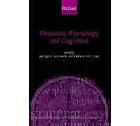 Phonetics, Phonology, and Cognition