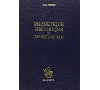 Phonetique historique du roussillonnais. (1924).