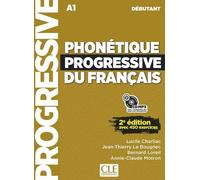 Phonétique progressive niveau débutant nouvelle couverture Livre avec 1 CD MP3, 2ème édition, avec 450 exercices - Lucile Charliac - Cle International - Livre CD - Méthode de langue CD