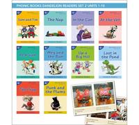 Phonic Books Dandelion Readers Set 2 Units 1-10 Sam And Tim (Alphabet Code Blending 4 And 5 Sound Words)