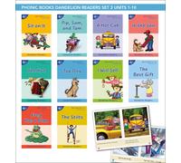 Phonic Books Dandelion Readers Set 3 Units 1-10 Sit On It (Alphabet Code Blending 4 And 5 Sound Words)