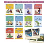 Phonic Books Dandelion Readers Set 4 Units 1-10: Sounds of the alphabet and adjacent consonants