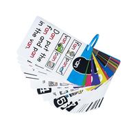 Phonics - Carte d'apprentissage éducative - Mots - Cartes de montage - Cartes pour enfants d'âge préscolaire - Cartes double face