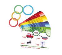 Phonics Cartes éducatives - Mots de vue - Cartes éducatives pour la maternelle - Jouet éducatif pour la promotion de la lecture maternelle - École primaire - Classe 1-2 - Âge 4-8 ans