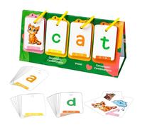 Phonics Cartes flash pour enfants, outils éducatifs d'orthographe et de lecture pour l'apprentissage préscolaire, l'éducation spéciale, le discours et le développement de l'alphabétisation précoce