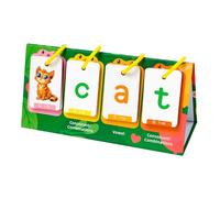 Phonics Flipping Charts Carte D'apprentissage Précoce Pour Avec 80 Cartes Illustrées Aide À L'enseignement Des Langues Pour L'école À La Maison Cartes De Vocabulaire Anglais