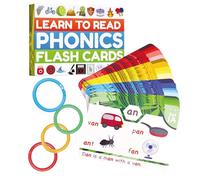 Phonics Jeu de cartes pour apprendre l'anglais | Jeu et plaisir pour les et les adultes | Apprendre les phonèmes et les mots pratiquer la lecture | Pour l'école maternelle et primaire