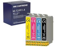 PHONILLICO Cartouche d'encre Remplacement pour Epson 29 29XL Compatible Expression Home XP-235, XP-240, XP-247, XP-257, XP-442, XP-445, XP-450, XP-452, XP-455 - Pack 1 Noir 1 Cyan 1 Magenta 1 Yellow