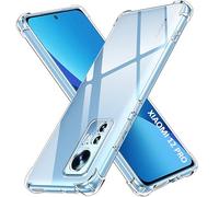PHONILLICO Coque Antichoc pour Xiaomi 12 Pro - Protection Gel TPU Transparent Silicone Souple Absorbption Choc Ultra Mince