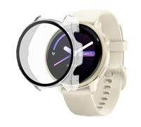 PHONILLICO Coque compatible pour Garmin Vivoactive 6 - Protection rigide étui transparent écran verre trempé montre connectée