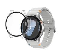 PHONILLICO Coque compatible pour Samsung Galaxy Watch 7 44mm - Protection rigide étui transparent écran verre trempé montre connectée