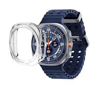 PHONILLICO Coque compatible pour Samsung Galaxy Watch Ultra 2025 47mm - Protection rigide étui transparent écran verre trempé montre connectée