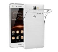 PHONILLICO Coque pour Huawei Y5 2 Y5 II - Housse Etui Transparent Gel TPU Protection Silicone Souple Ultra Mince Fine Slim Leger