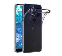 PHONILLICO Coque pour Nokia 7.1 - Housse Etui Gel TPU Silicone Transparent Protection Souple Ultra Mince Fine Slim Leger Anti Choc Résistant