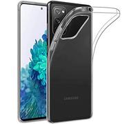 PHONILLICO Coque pour Samsung S20 FE - Protection Gel TPU Silicone Souple Ultra Fine Transparent