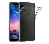 PHONILLICO Coque pour XIAOMI REDMI Note 6 Pro - Housse Etui Gel TPU Silicone Transparent Protection Souple Ultra Mince Fine Slim Leger Anti Choc Résistant