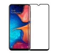 PHONILLICO® Film Protection Ecran en Verre Trempe Bord Noir pour Samsung Galaxy A20E - Ultra Resistant Vitre Ecran Protecteu Integral