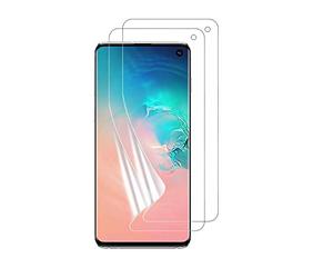 PHONILLICO® Lot de 2 Films Protection Ecran en Plastique 100% Incurve Integral pour Samsung Galaxy S10 - Ultra Resistant Ecran Protecteur