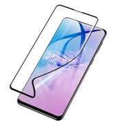PHONILLICO® Lots de 3 Films Protection Ecran en Plastique avec Bord Noir 100% Incurve Integral pour Samsung Galaxy S10 PLUS - Ultra Resistant Ecran Protecteur