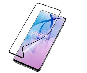 PHONILLICO® Lots de 3 Films Protection Ecran en Plastique avec Bord Noir 100% Incurve Integral pour Samsung Galaxy S10 PLUS - Ultra Resistant Ecran Protecteur
