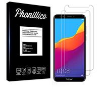 PHONILLICO [Pack de 2] Verre Trempe HUAWEI HONOR 7C - Film Protection Ecran Verre Trempe Ultra Resistant [Lot de 2] Vitre Ecran Protecteur Anti Rayure Sans Bulle d’Air Dureté 9H Ultra Mince