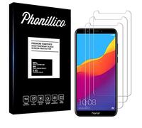 PHONILLICO [Pack de 3] Verre Trempe pour HUAWEI HONOR 7C - Film Protection Ecran Verre Trempe Ultra Resistant [Lot de 3] Vitre Protecteur Anti Rayure Sans Bulle d’Air Dureté 9H Ultra Mince