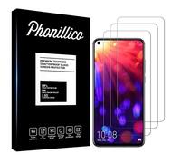 PHONILLICO [Pack de 3] Verre Trempe pour HUAWEI HONOR VIEW 20 - Film Protection Ecran Verre Trempe Ultra Resistant [Lot de 3] Vitre Protecteur Anti Rayure Sans Bulle d’Air Dureté 9H Ultra Mince