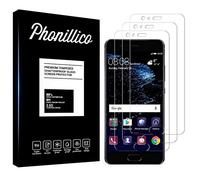 PHONILLICO [Pack de 3] Verre Trempe pour HUAWEI P10 - Film Protection Ecran Verre Trempe Ultra Resistant [Lot de 3] Vitre Protecteur Anti Rayure Sans Bulle d’Air Dureté 9H Ultra Mince