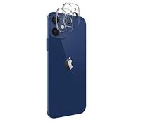 PHONILLICO Protection Caméra pour iPhone 12 Mini (5,4") [Lot de 2] Verre Trempe Intégral Lentille Appareil Photo Arrière